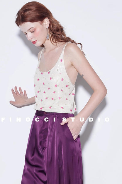 Summer Sparkle Halter Top