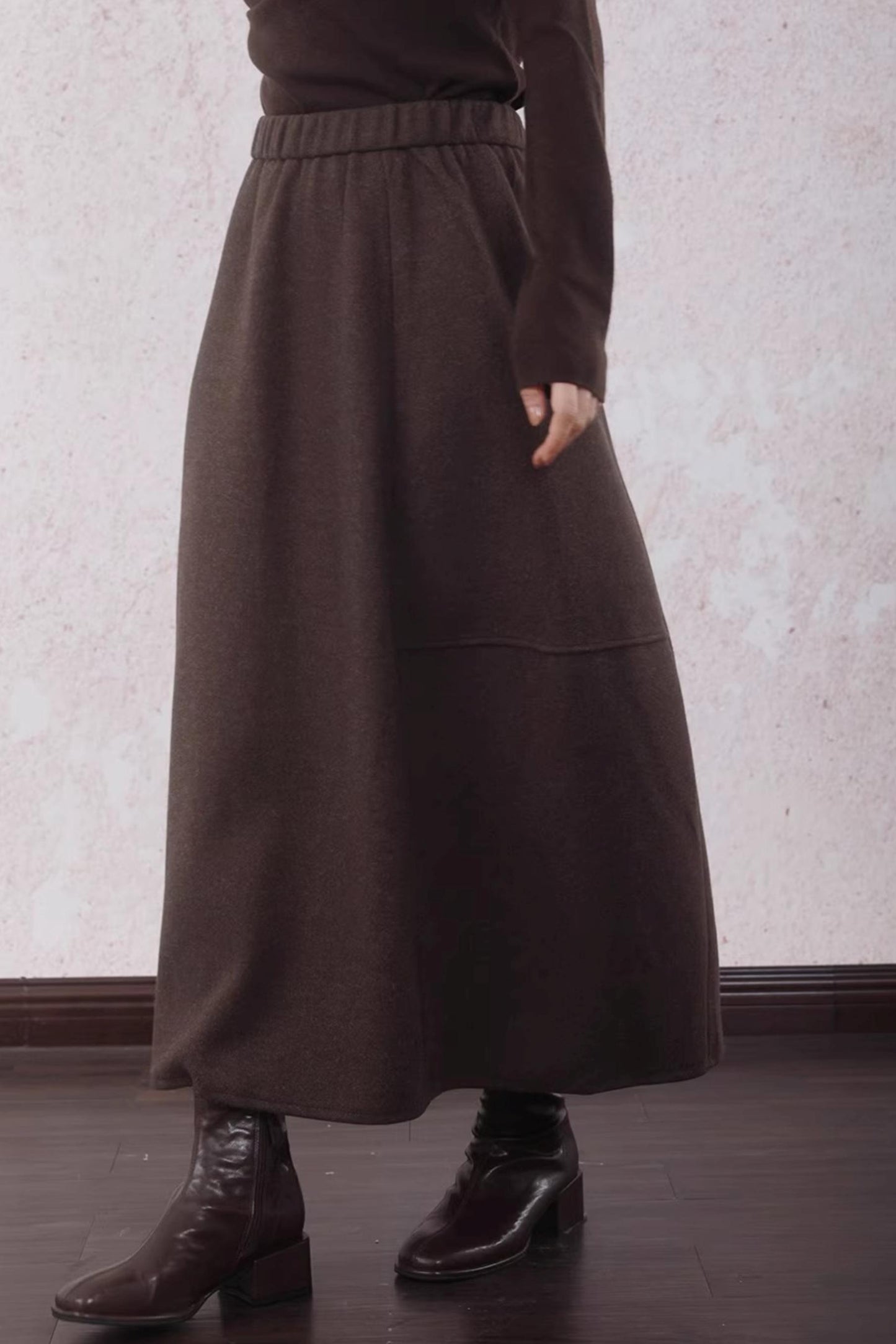 Literary Tweed Flare Skirt