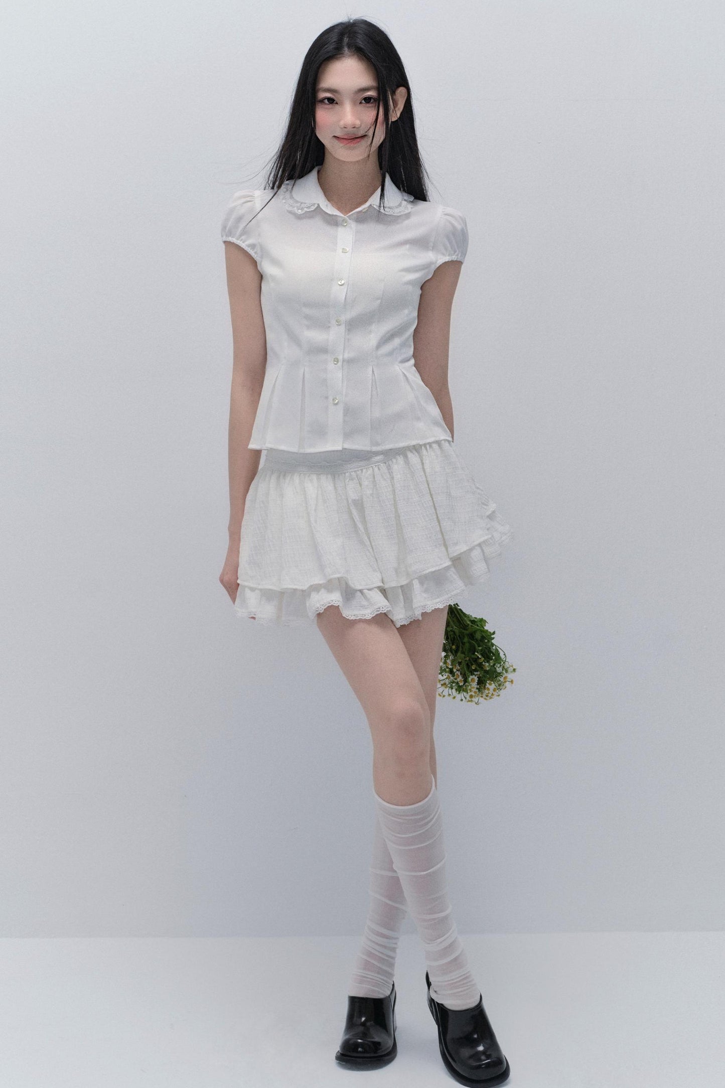 Korean Chic Layered Camisole Top Set-Up