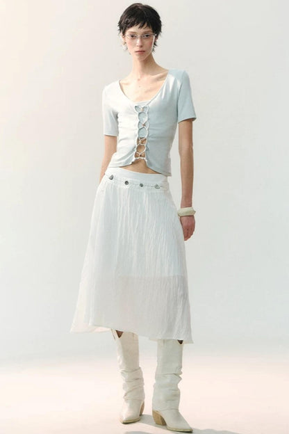 Deconstructing Era A-Line Skirt