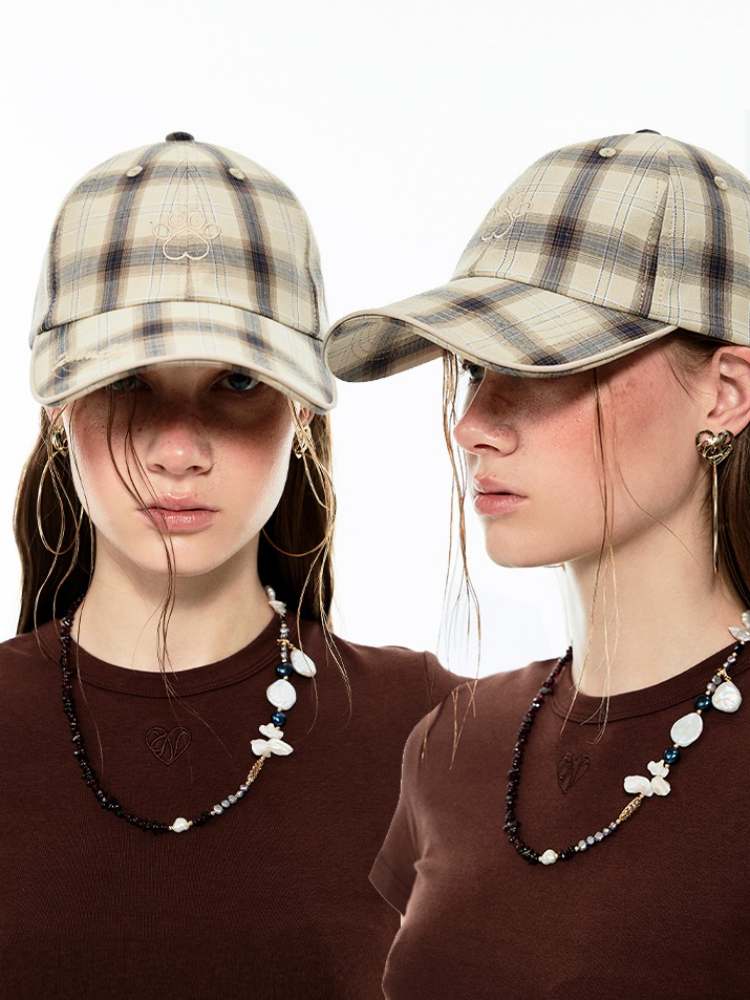 Plaid Baseball Cap