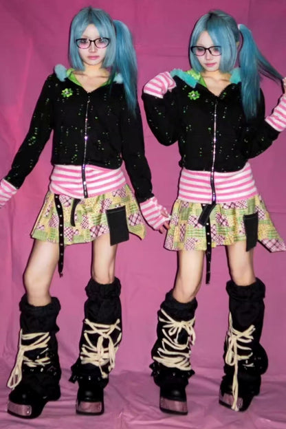 Endless Striped Sock Cover