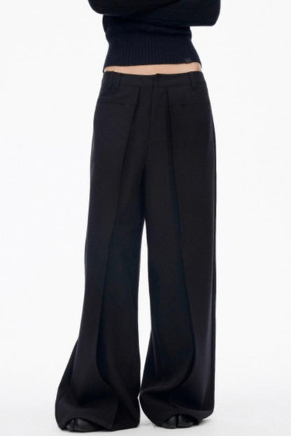 Luxury Pleated Draped Pants