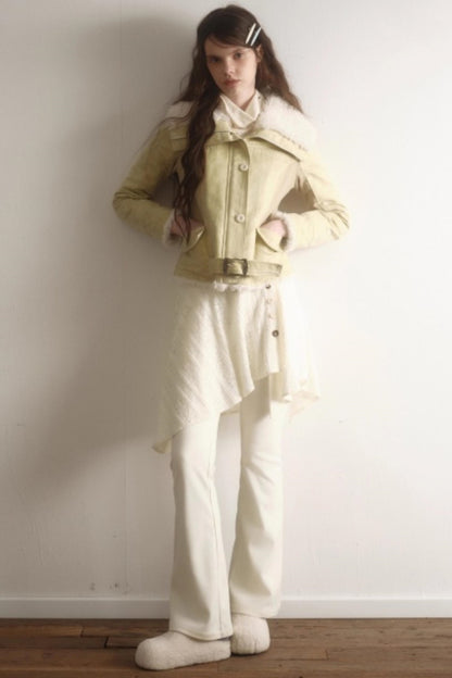 Artist-Original Lace Patchwork Pants