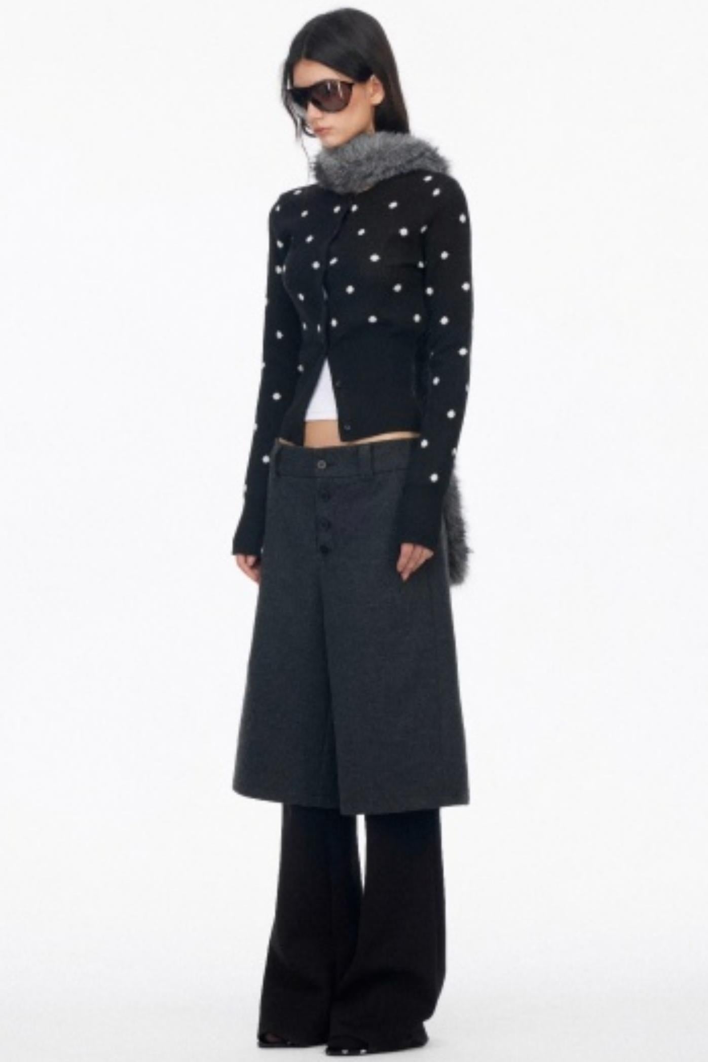 High-End Layered Bootcut Pants