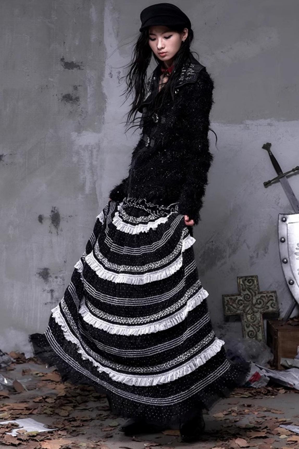 Rock Daughter Lace A-Line Skirt