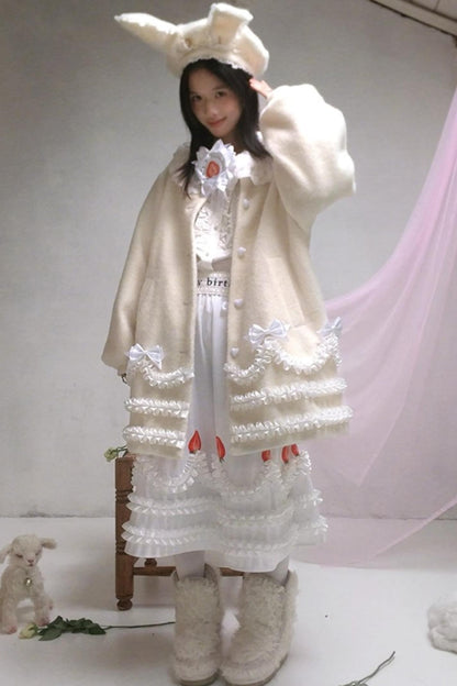 Happy Birthday Woolen Coat