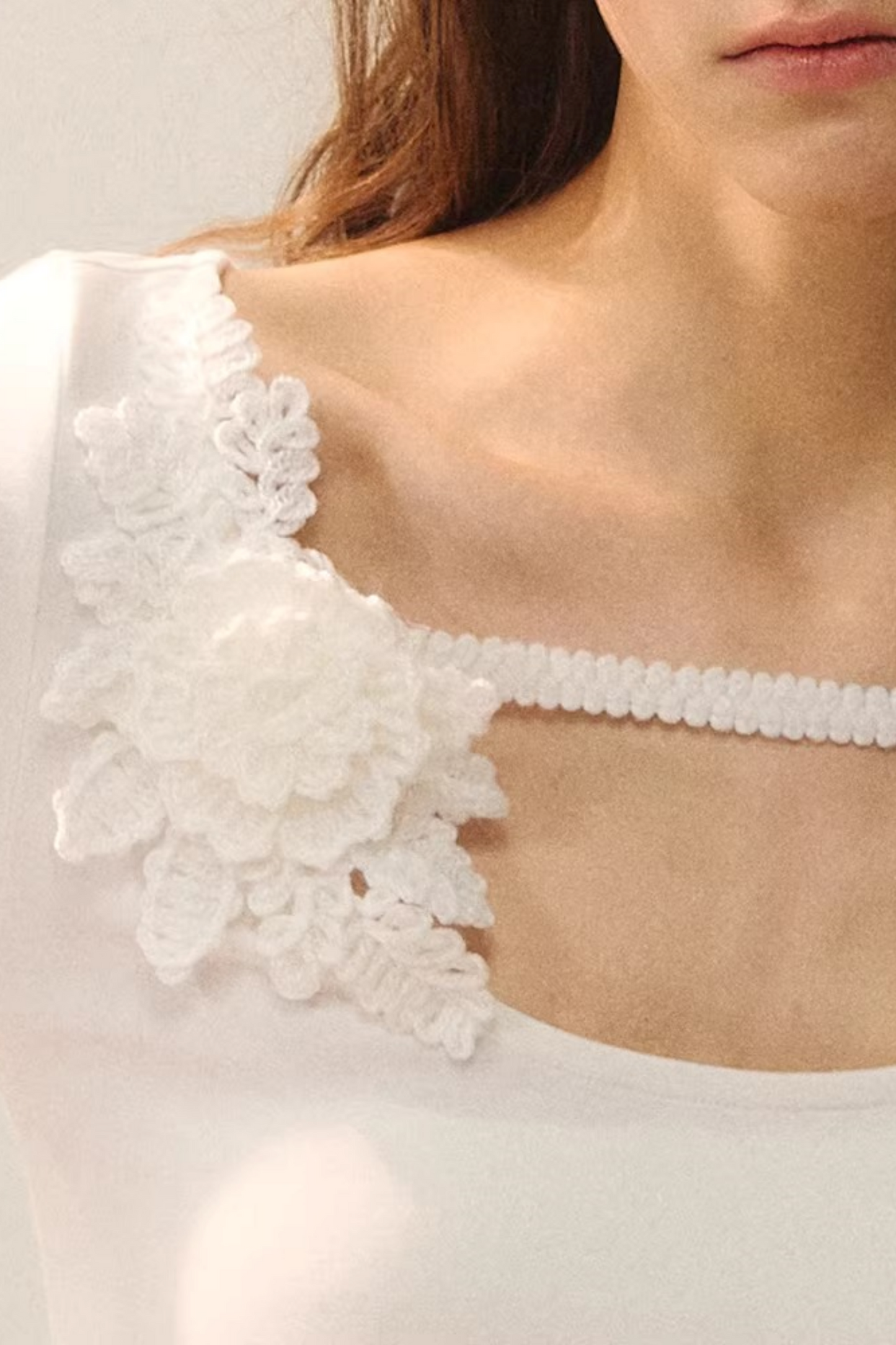 Elegant White Floral Dress