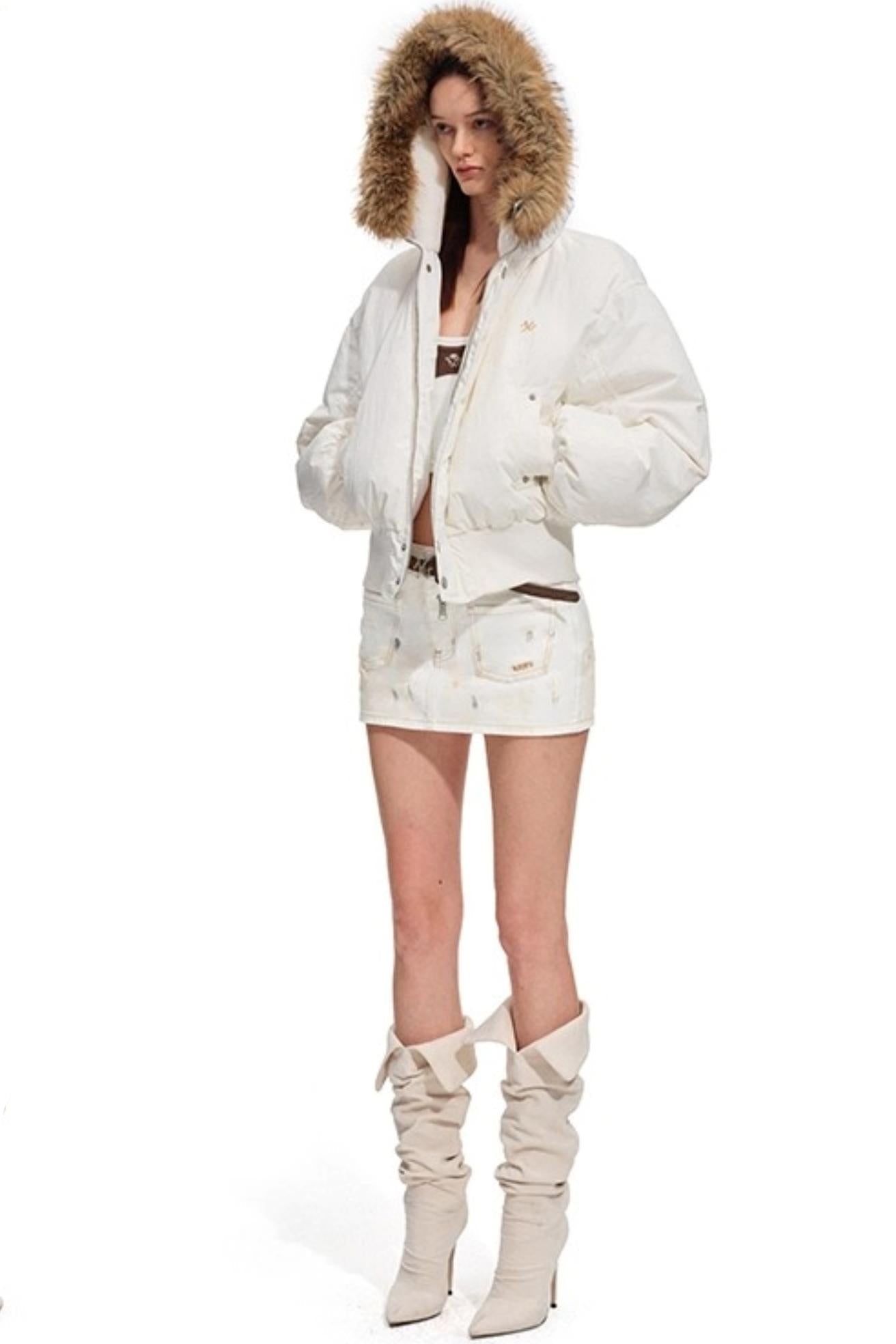 Polar Denim Twill Skirt