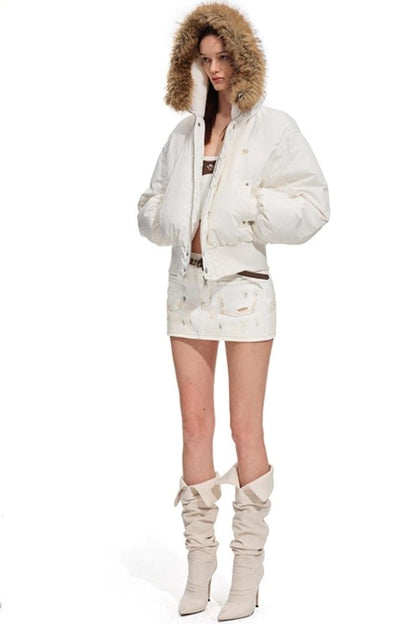 Polar Denim Twill Skirt