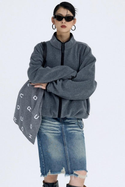 Seagull Gray Fleece Jacket