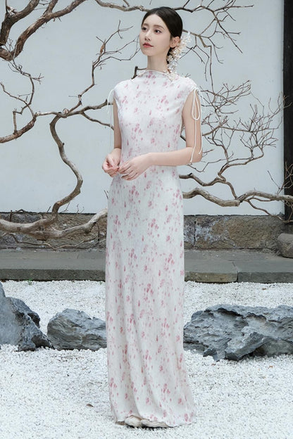 Vintage Plum Blossom Dress