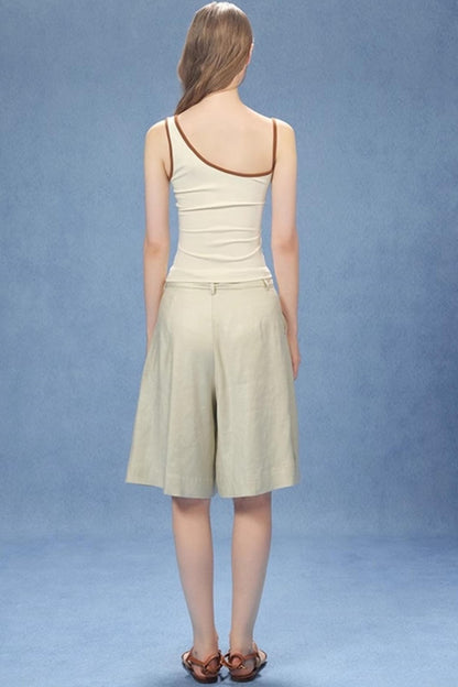 Luxe Linen Bow Tie Pants