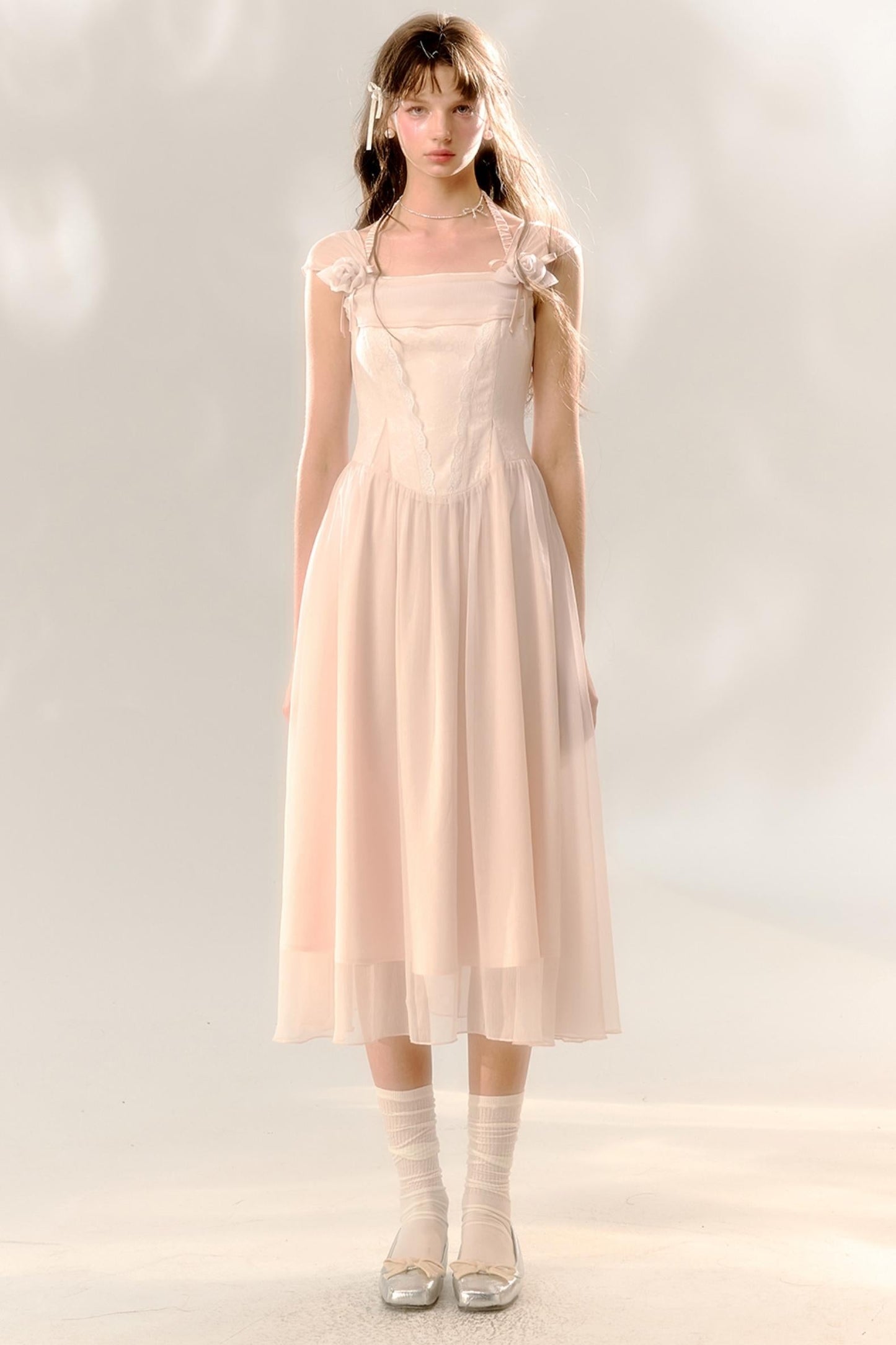 Temple Maiden Light Pink Dress