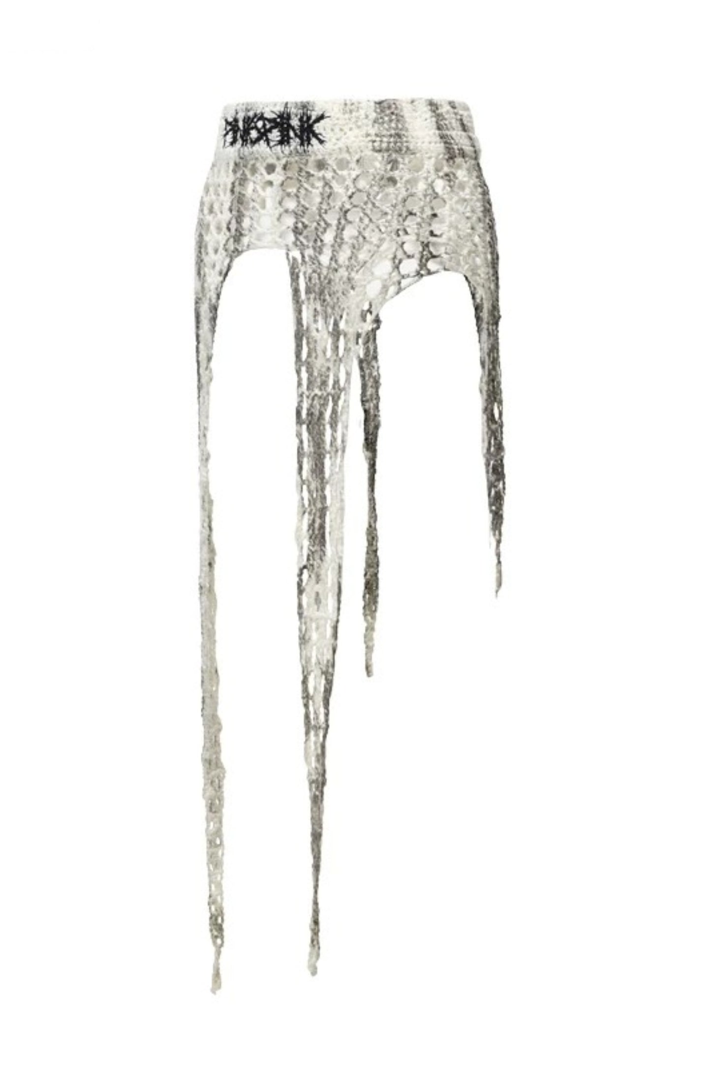 Millennium Star Embroidered Knit Skirt