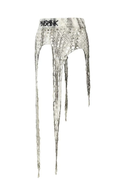 Millennium Star Embroidered Knit Skirt