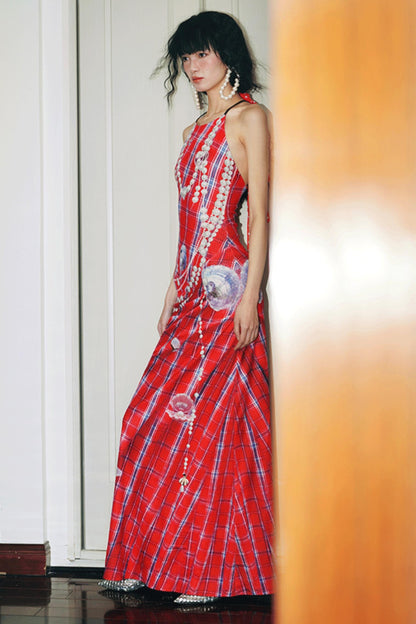 Pearl Backless Dress