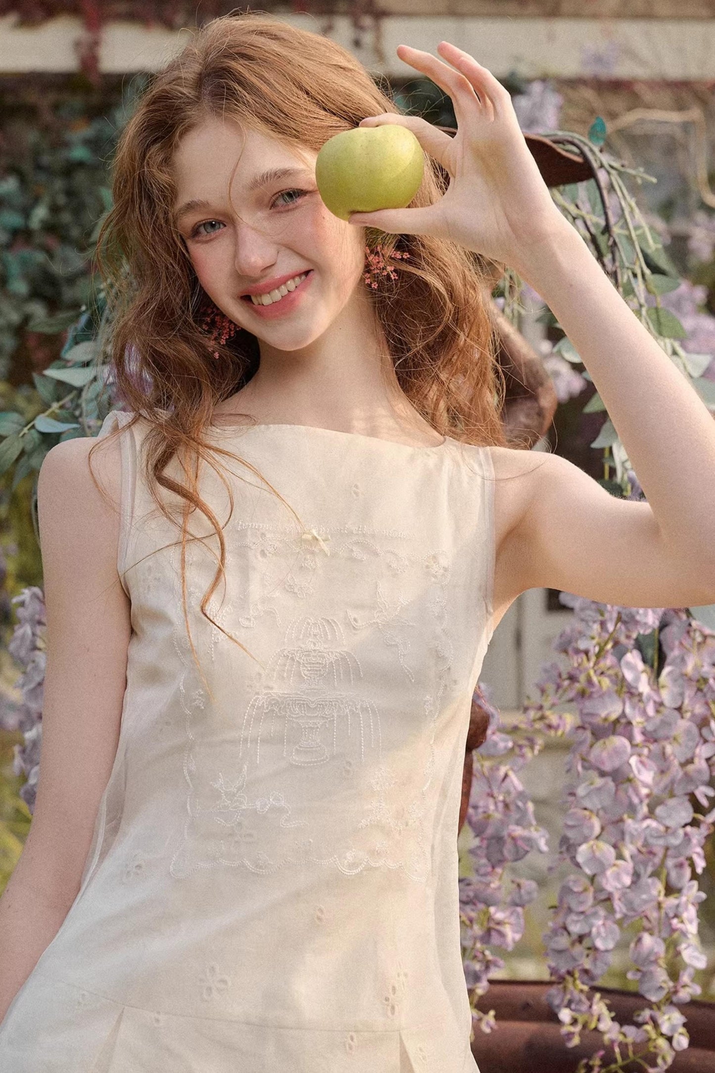 Galaxy Sky Island Embroidered Dress
