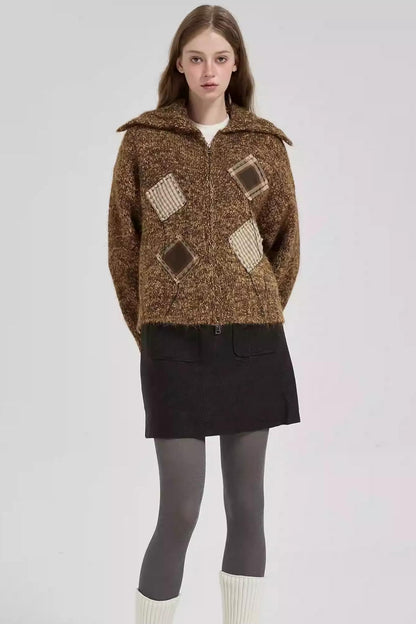 Caramel Mousse Lapel Niche Jacket