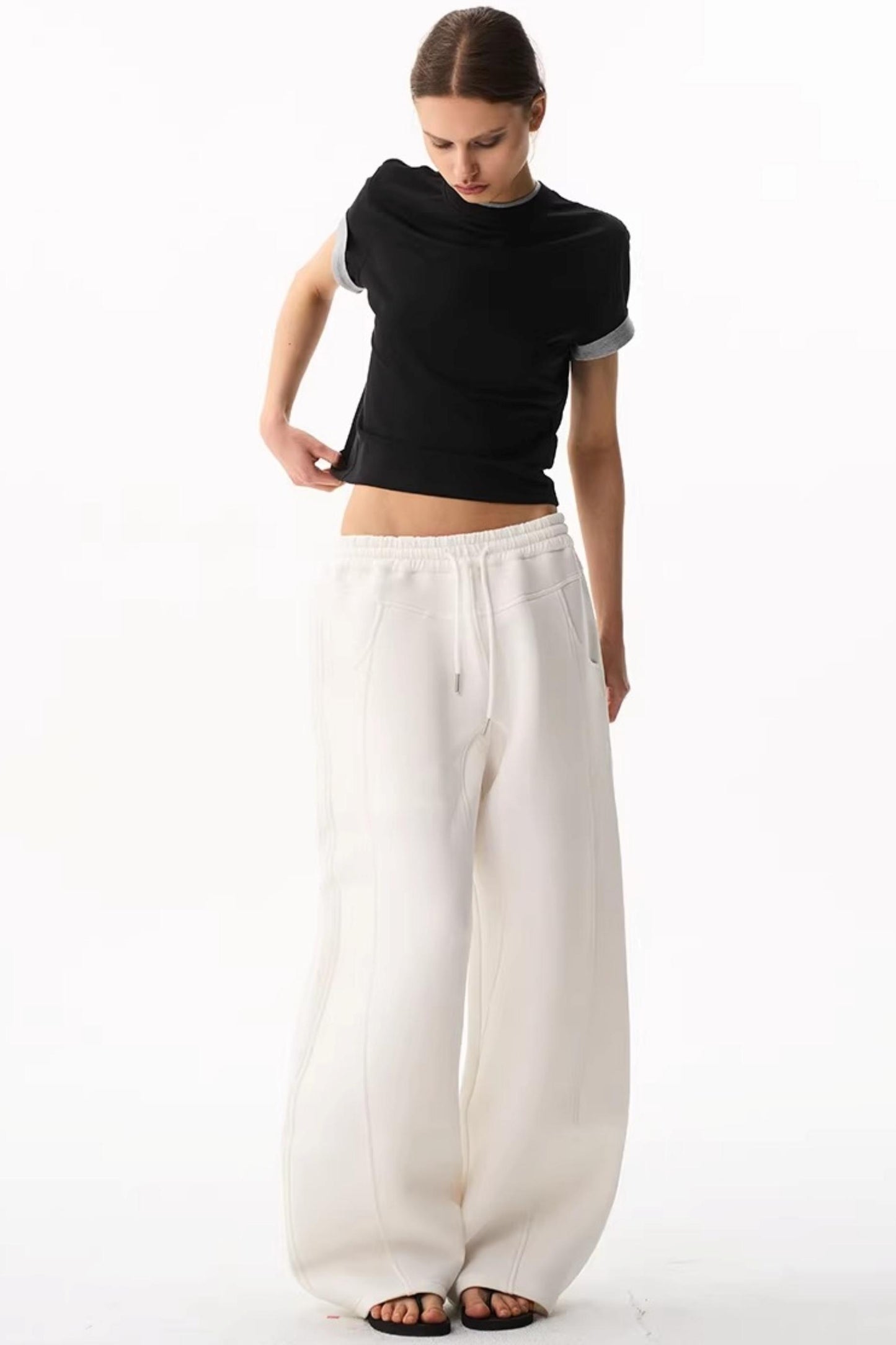 Embroidered Slim-Fit Top
