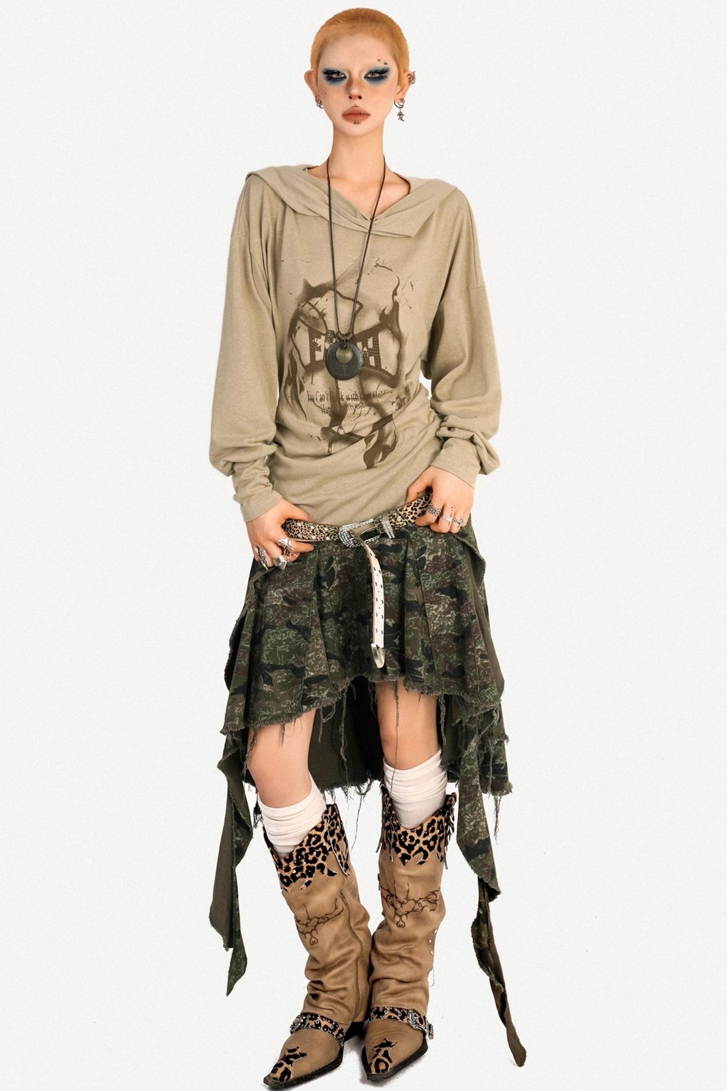 Autumn Hooded T-Shirt