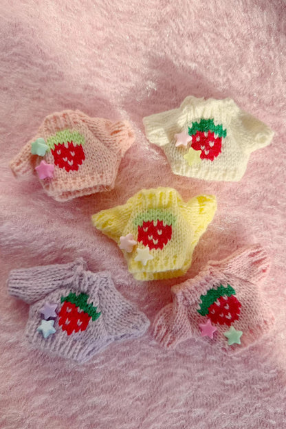 Strawberry Knit Hair Accessories
