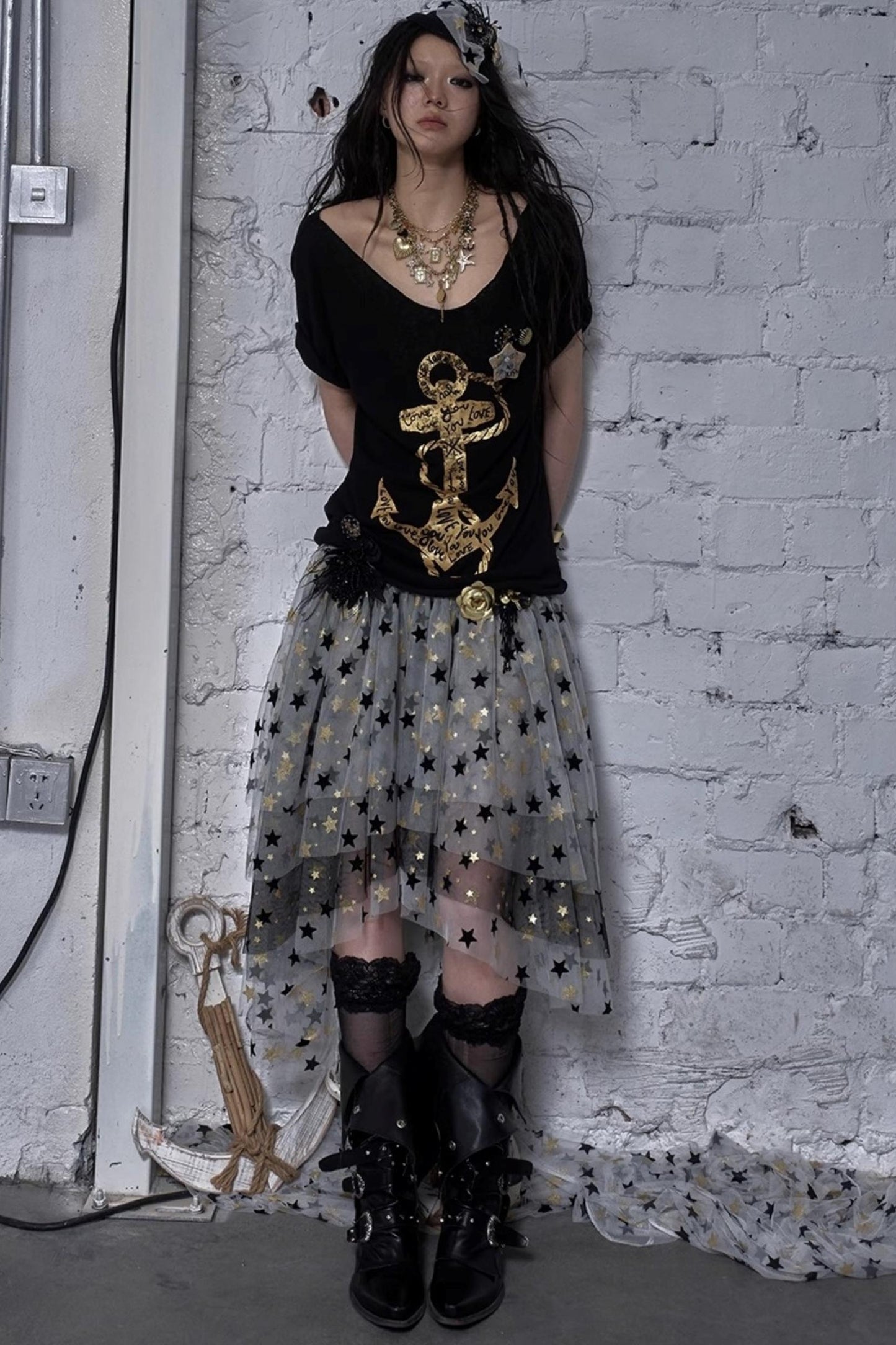 Dreamy Mesh Bustier Gown Dress