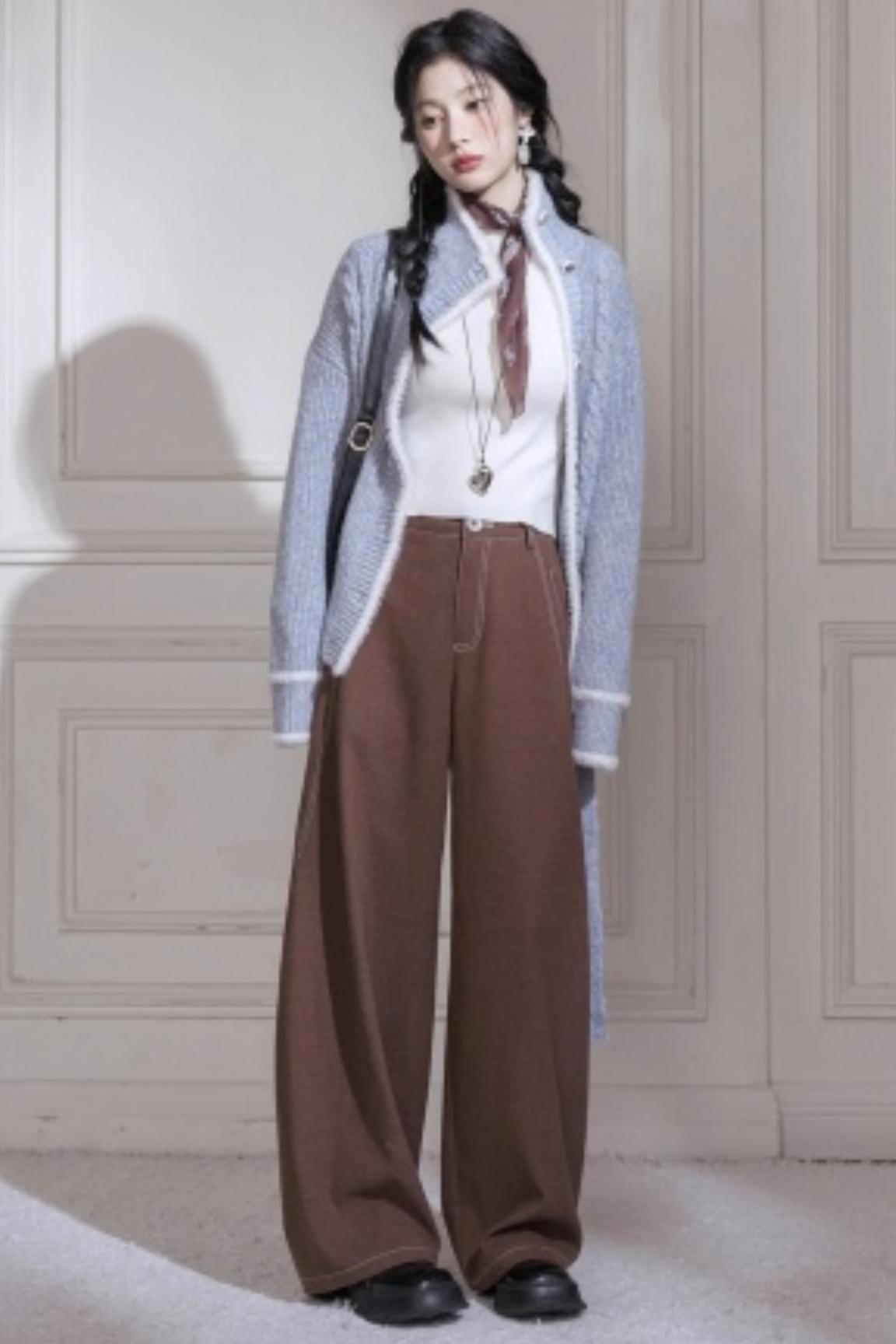 Autumn Maple Silhouette Pants