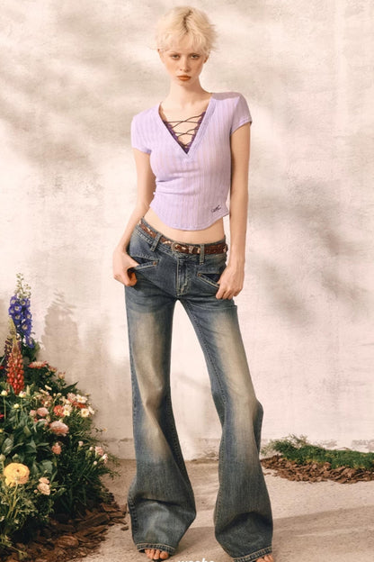 Sleek V-Neck T-Shirt