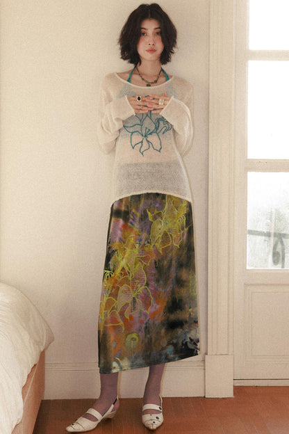 Dawn Dance Mesh Skirt