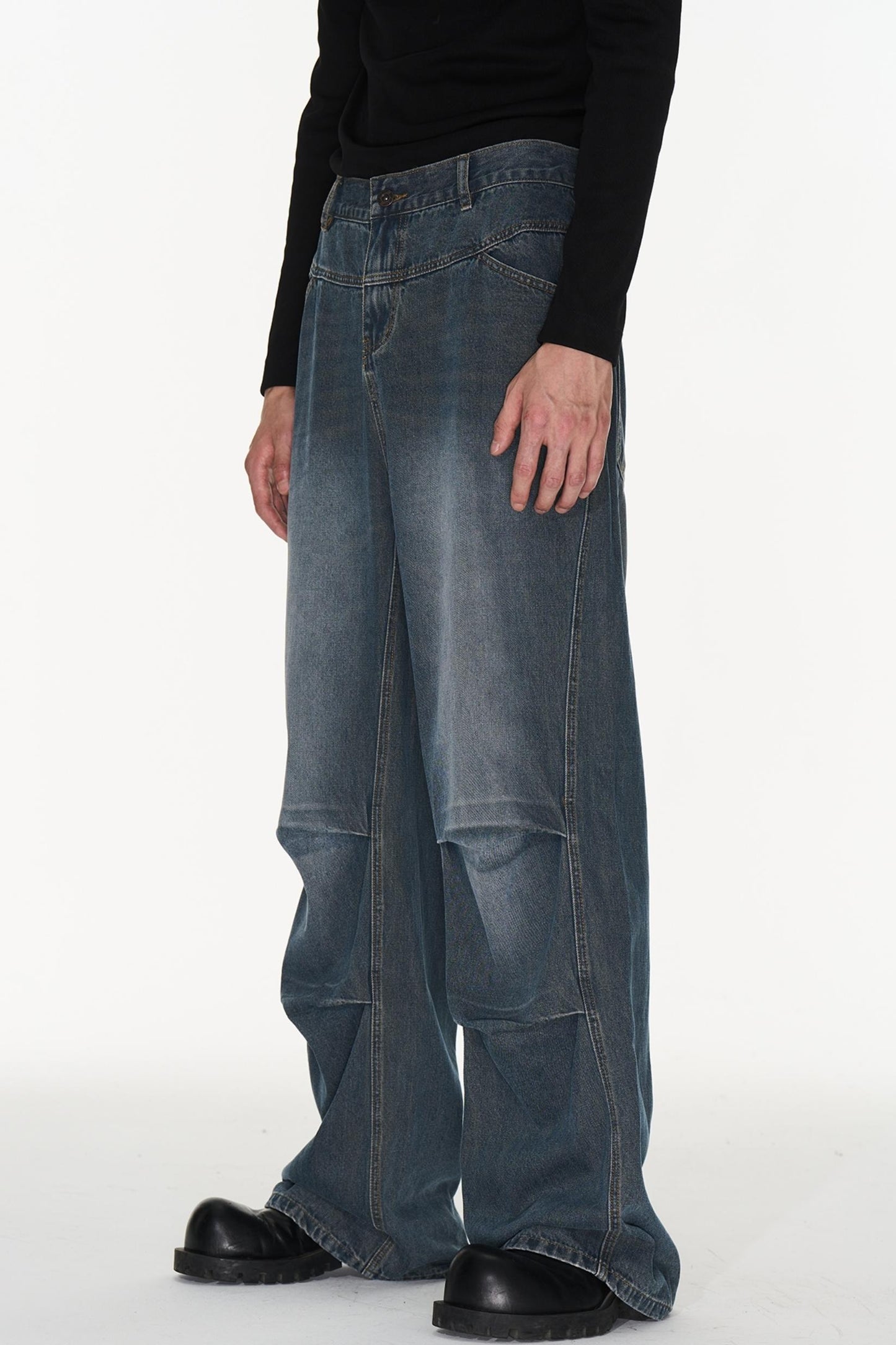 Blue Pioneer Denim Jeans