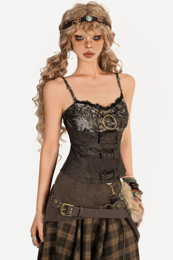 Hot Girl Strap Waist Camisole Top