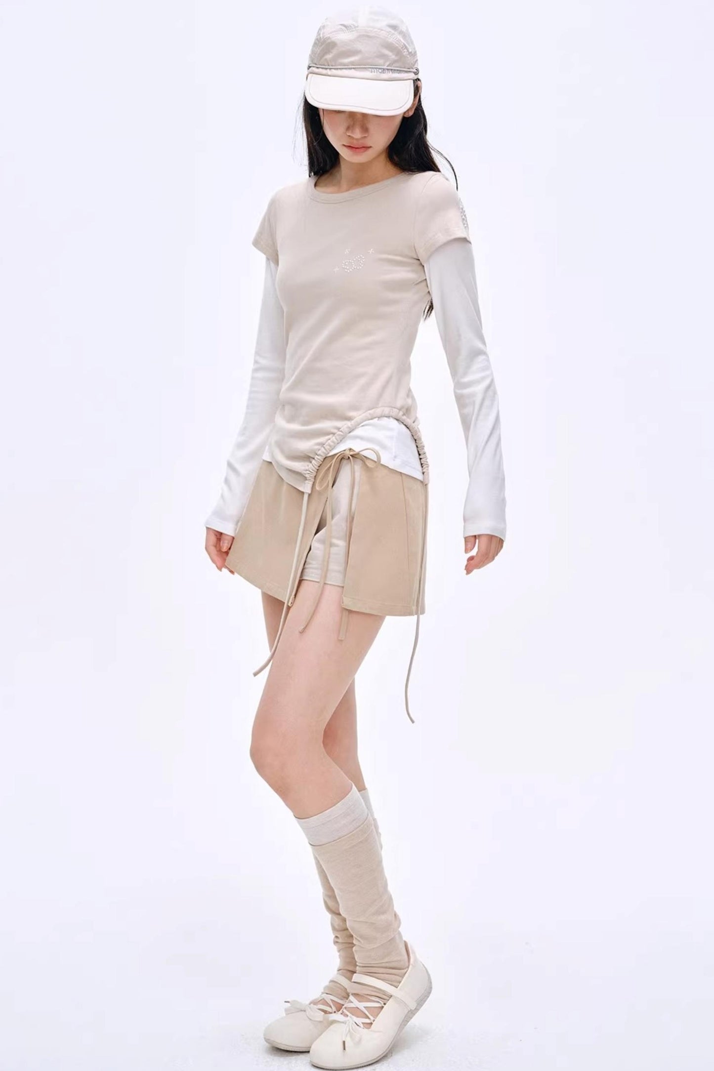 Breathing Aesthetics Rhinestone Blouse