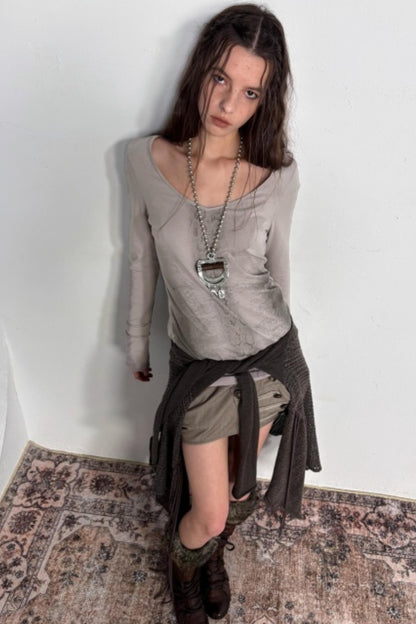 Snake Skin Angel Slim Top