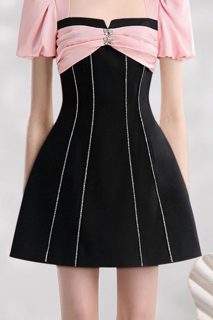 Celebrity Pink Black Dress