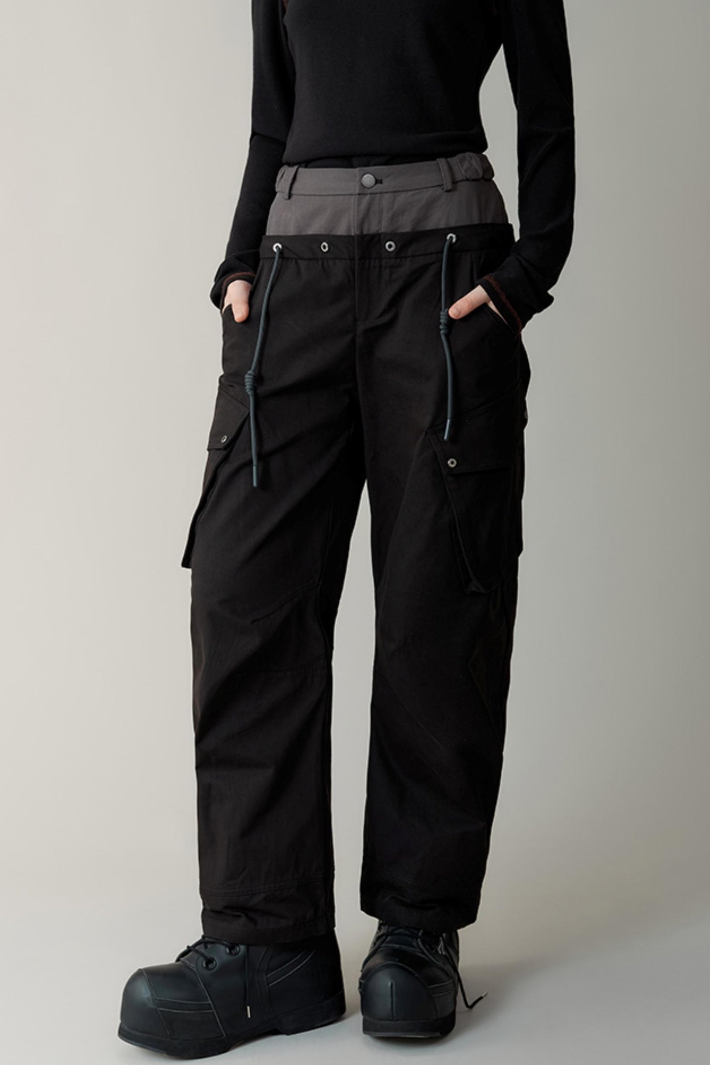 Casual Double-Waist Cargo Pants