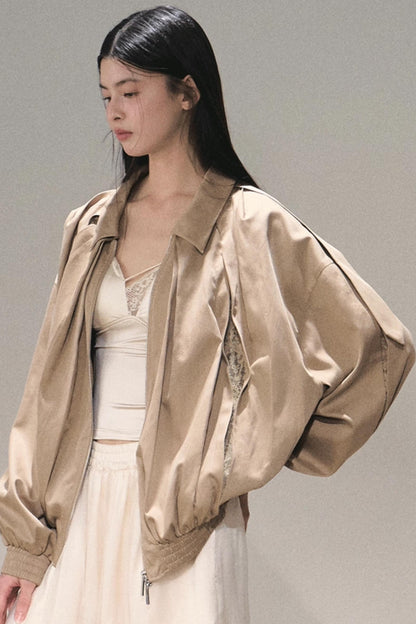 Gloss Lace Lyocell Jacket