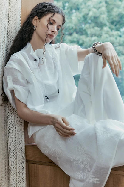 Yuan Beaded Summer Top