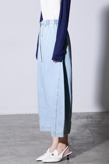 Relaxed Cotton Balloon Jeans