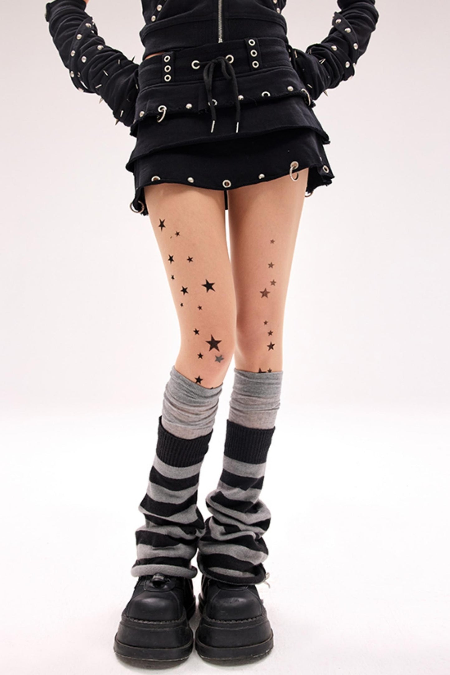 Spiked Elegance Skirt