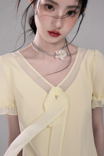 Sweet Character Patchwork Dress