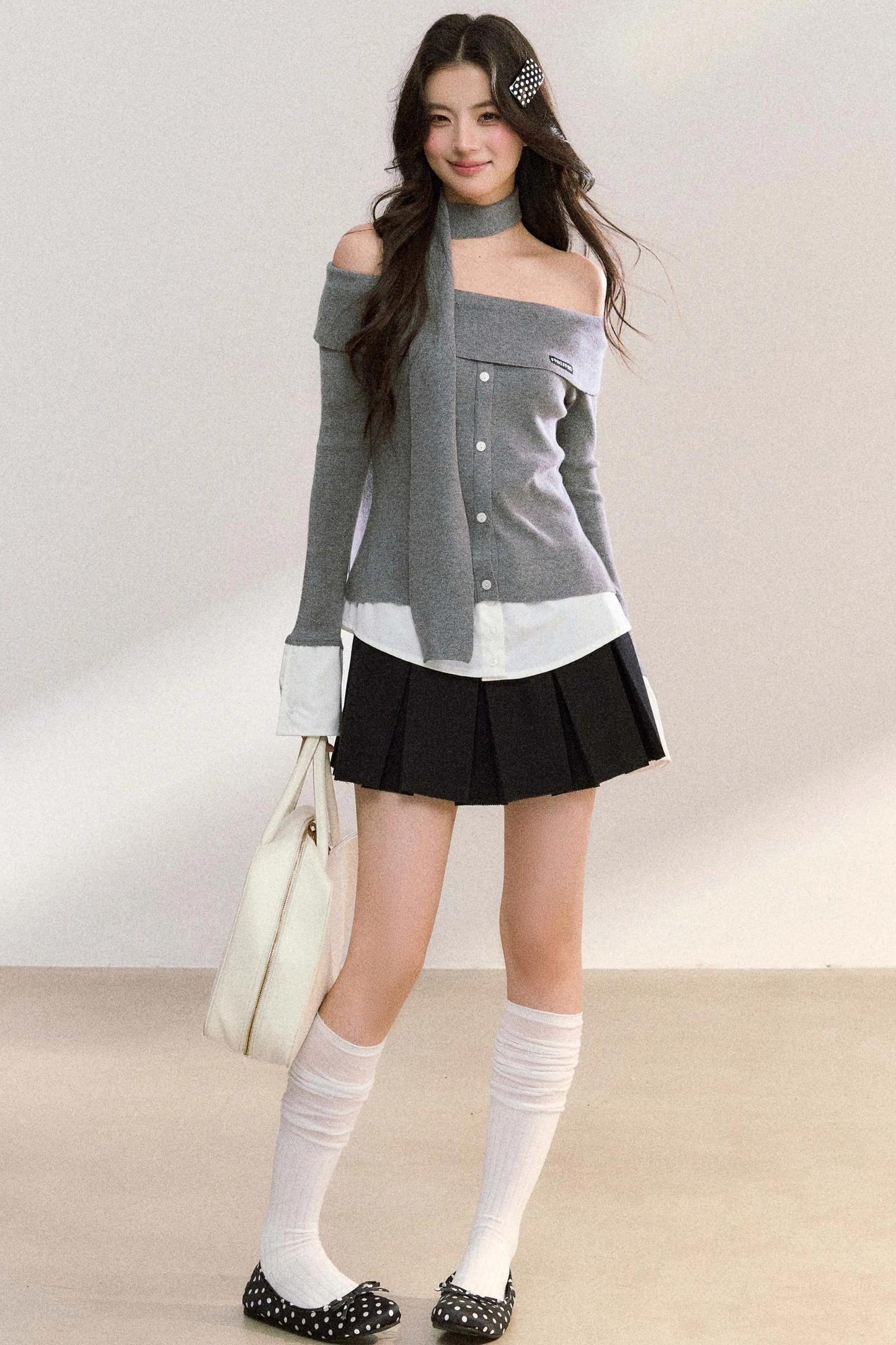 Patchwork Knitwear Sweater