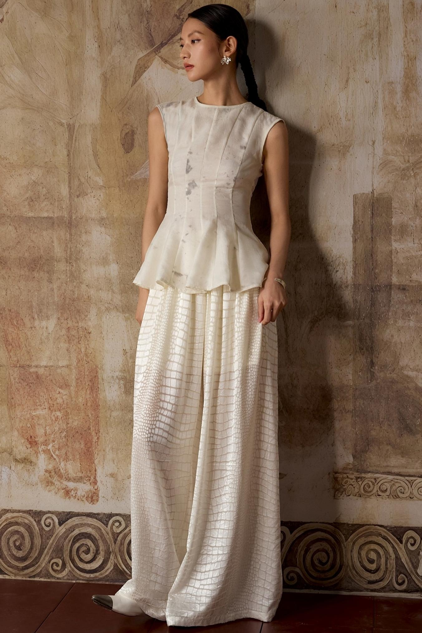 Casual Wide-Leg Pants