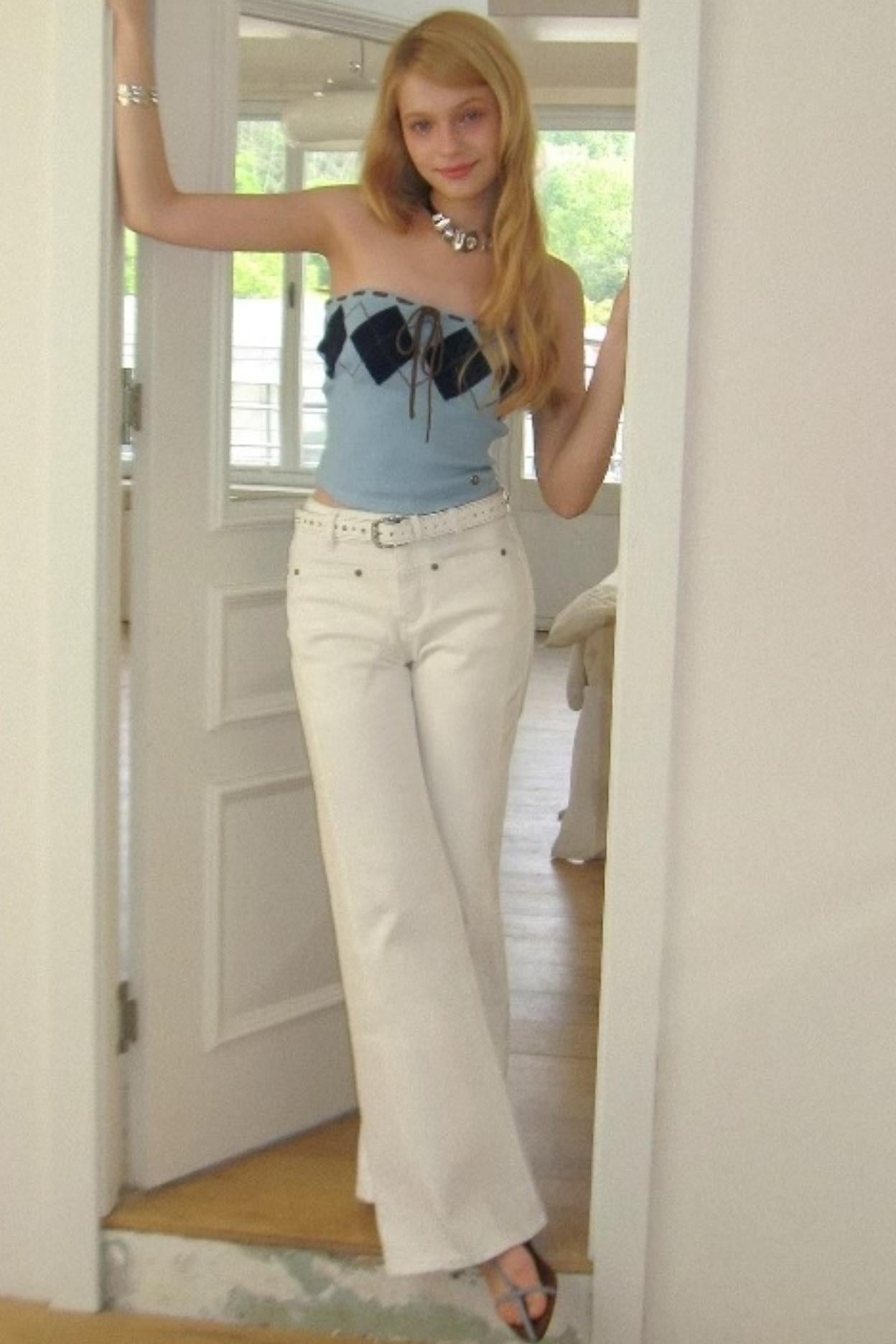 Vintage White Slim Jeans