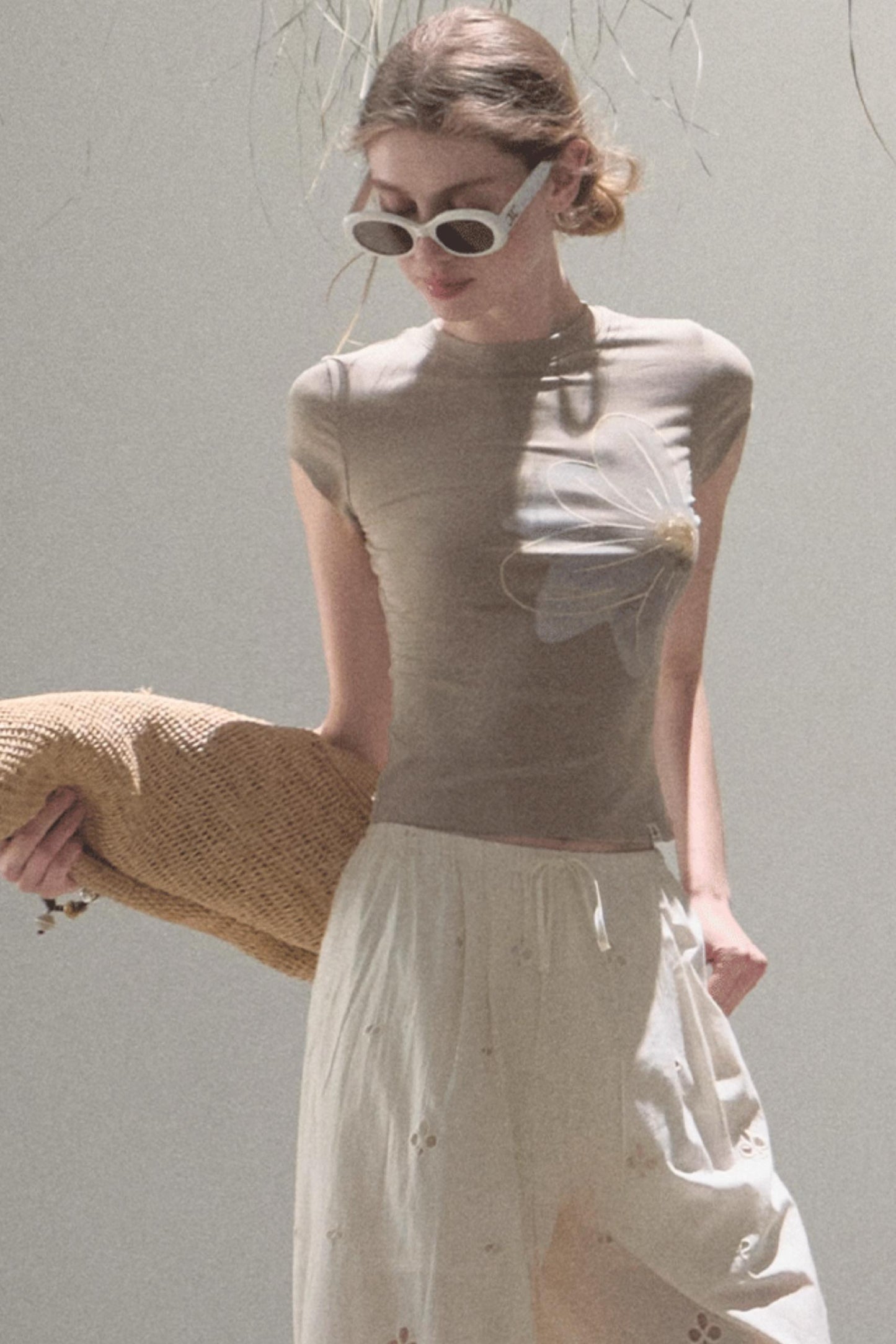 Begonia Bloom Slim Fit T-Shirt