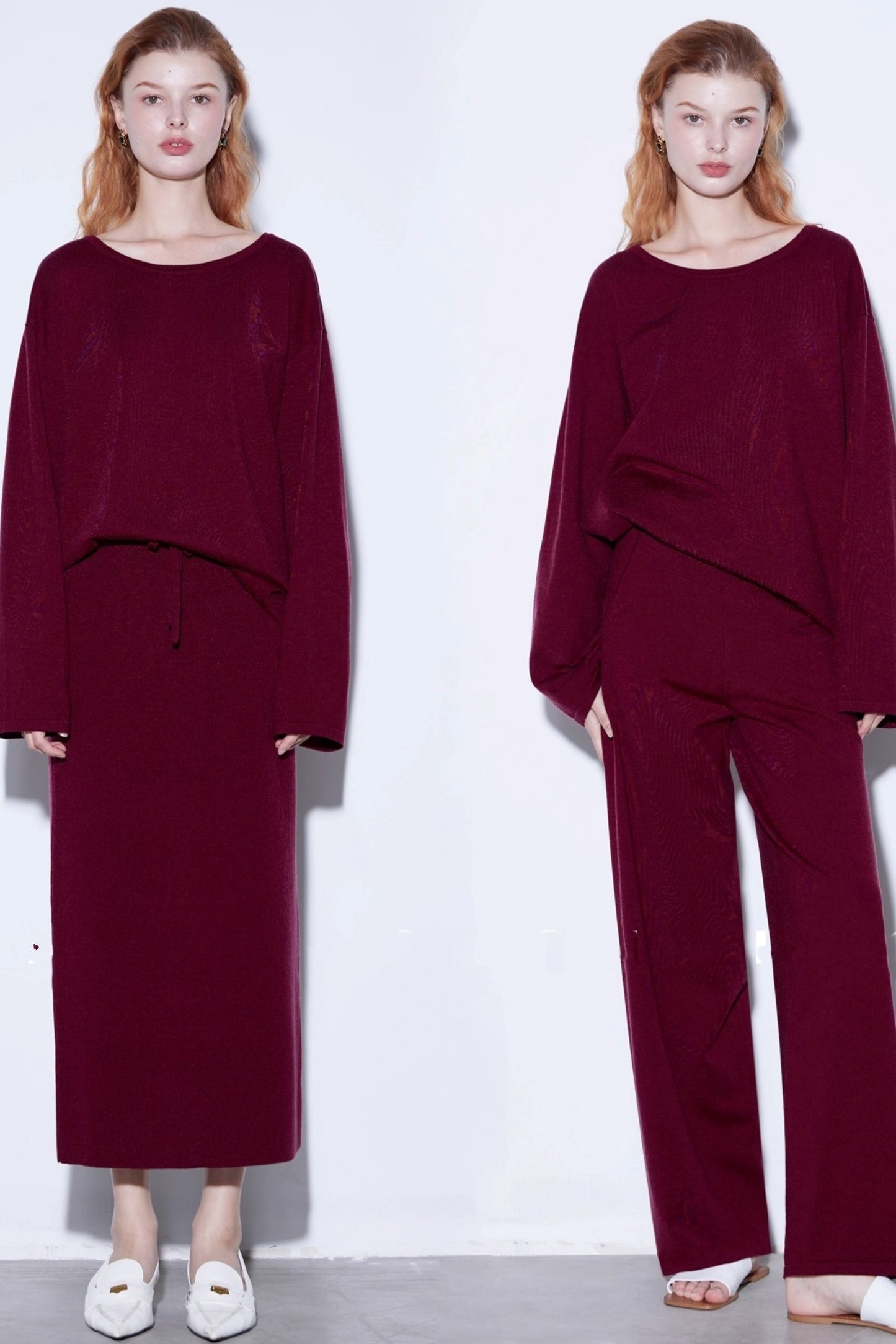 Autumn Silk Pullover Set-Up