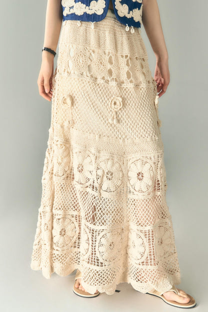 Wilderness Flower Maxi Skirt