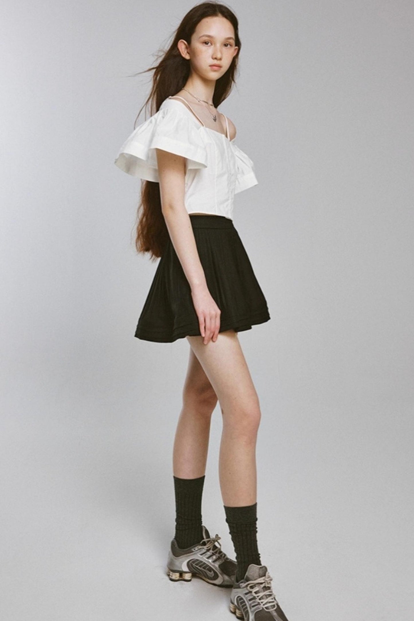 Paris Vacation Embossed Crop Top