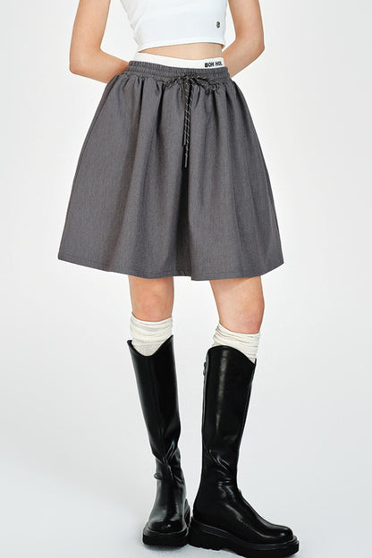 Color Collision Suit Skirt