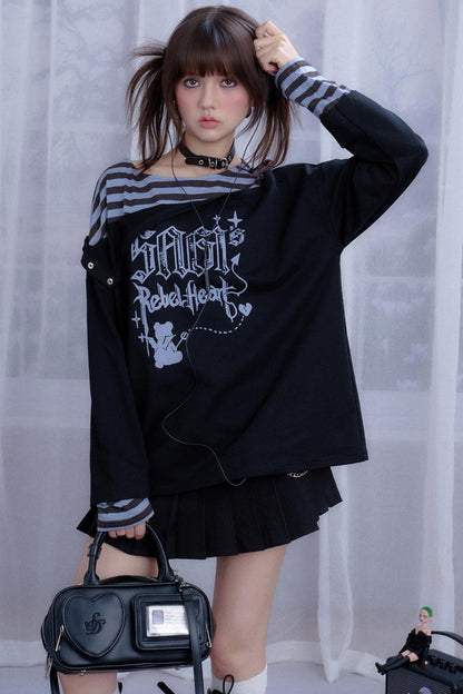 Spirit Striped Long-Sleeved T-Shirt